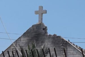 Picture of Catholic Church attack